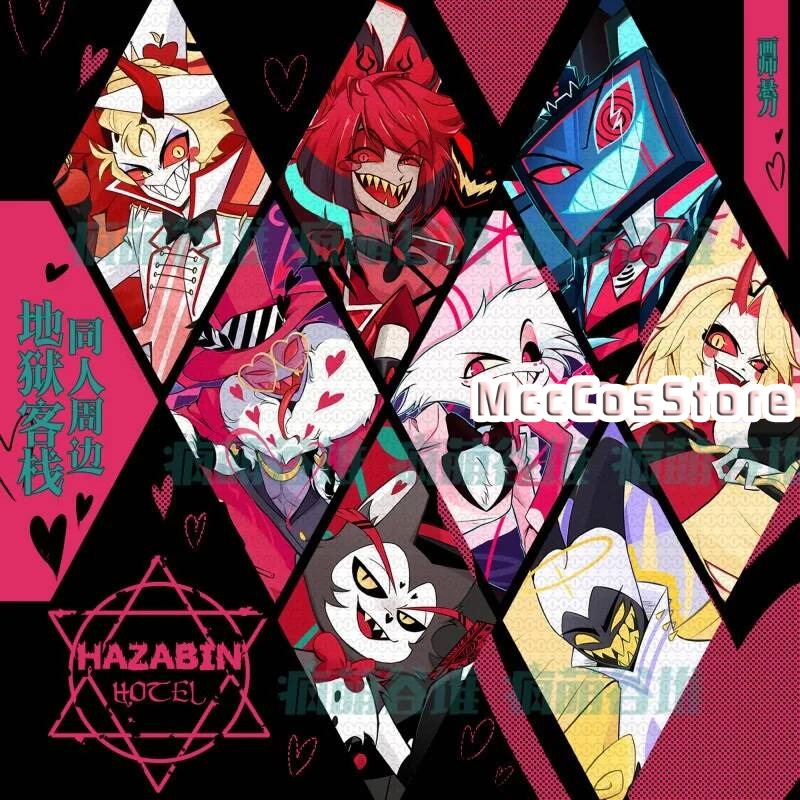 Queen Anime Cosplay - Hazbin Hotel Alastor Vox Lucifer Angel
