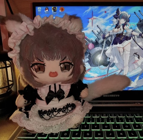 Anime About Cosplay Girl - 20cm Azur Lane HMS Cheshire Dress-up
