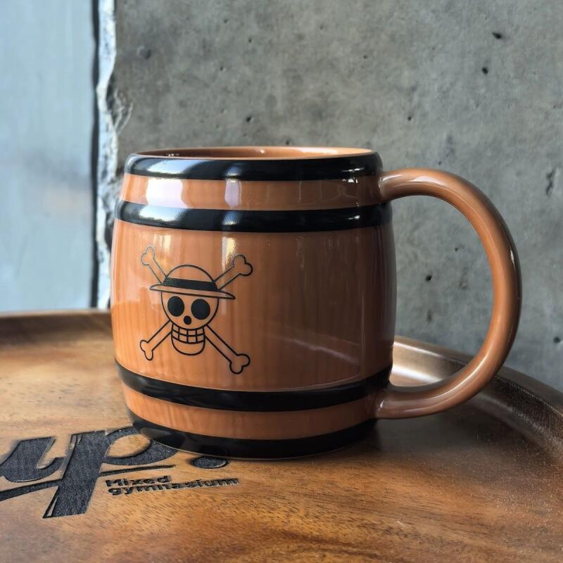 One Piece Straw Hat - One Piece Ceramic Cup Straw Hat