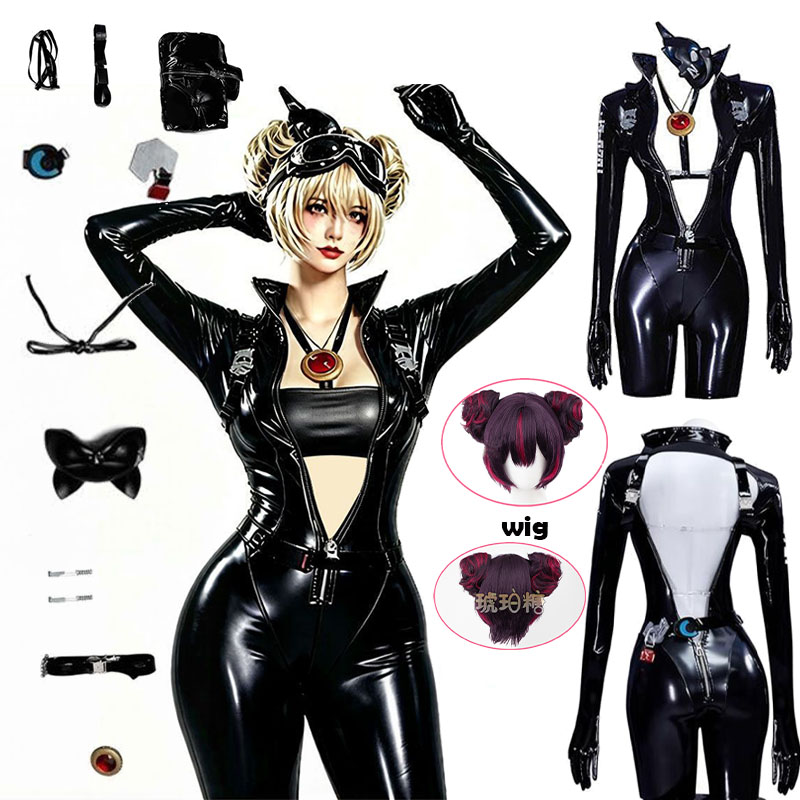 Cosplay Anime Black - WHH Anime Nikke Quency Cosplay Costume