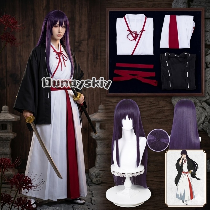 Queen Anime Cosplay - Asaemon Cosplay Wig Costume Uniform Full