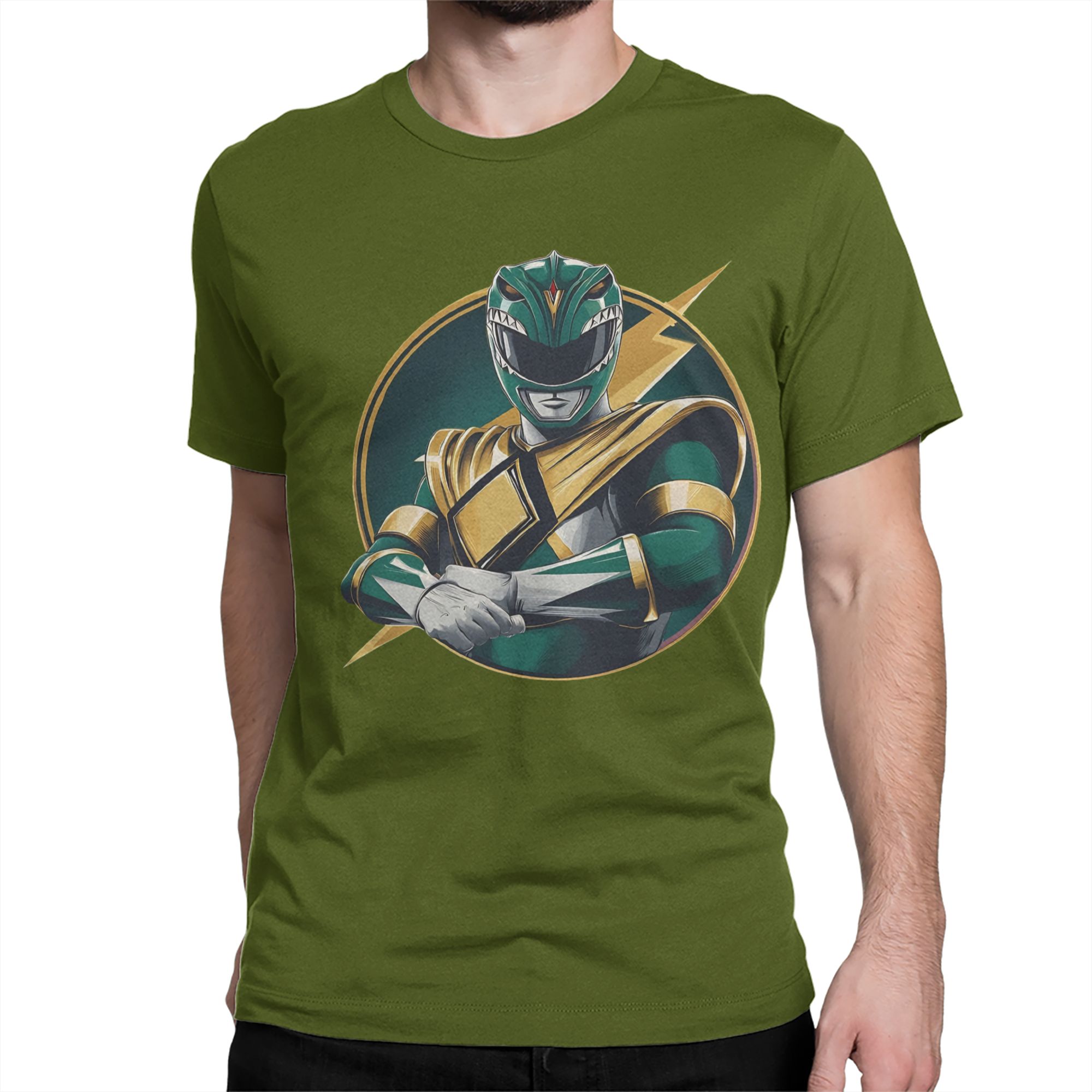 Green Power Rangers  T Shirt M - Anime Cosplay Ideas Male review and price