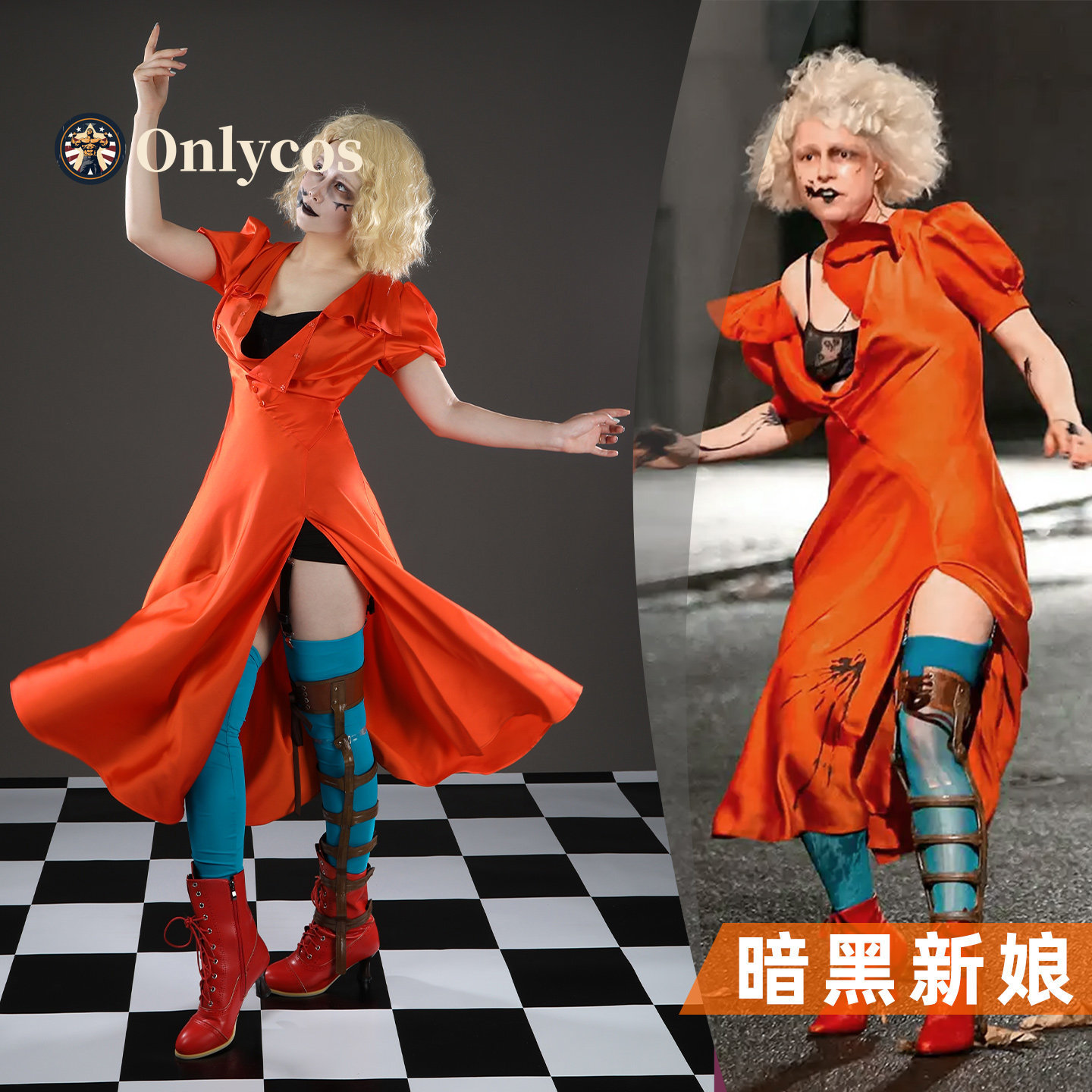 The Bride! Mary Shelley Cospla - Anime Cosplay Girl review and price