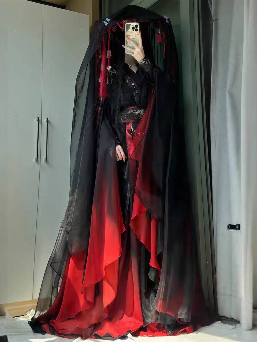 Unisex Ancient Chinese Xianxia - Cosplay Anime Black review and price