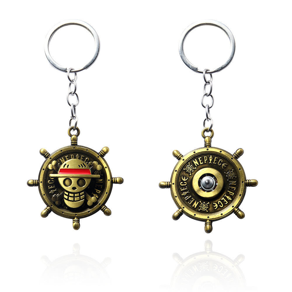 Rotating keychain, Luffy's Str - One Piece Straw Hat review and price