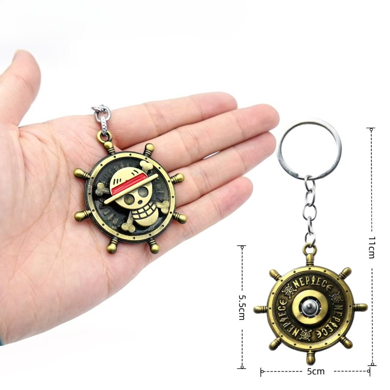 Rotating keychain, Luffy's Str - One Piece Straw Hat review and price