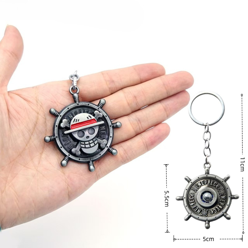 Rotating keychain, Luffy's Str - One Piece Straw Hat review and price