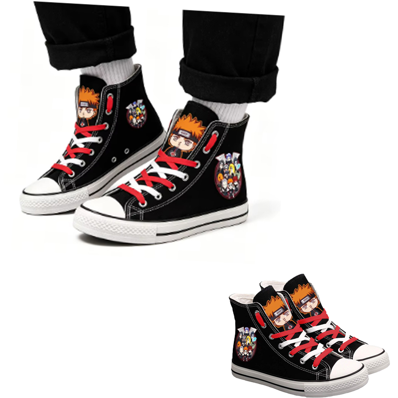 Naruto Uzumaki High-Top Canvas - Anime Cosplay Couples Ideas review and price