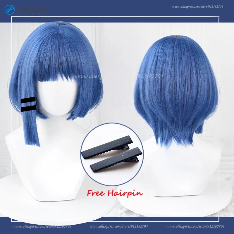 e;5'v\7,j/3;Anime Yamada Ryo C - Anime Cosplay Blue Hair review and price