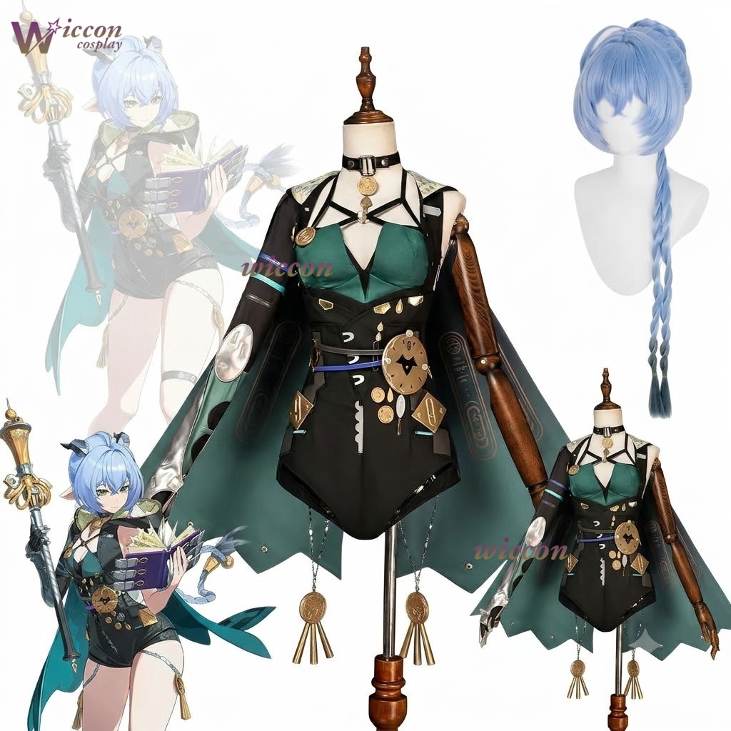 Zenless Zone Zero Lucia Elowen - Anime Cosplay Blue Hair review and price