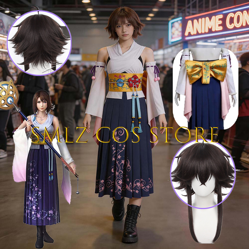 Smlz FFX Yuna Cosplay Anime FF - Cosplay Anime Women review and price
