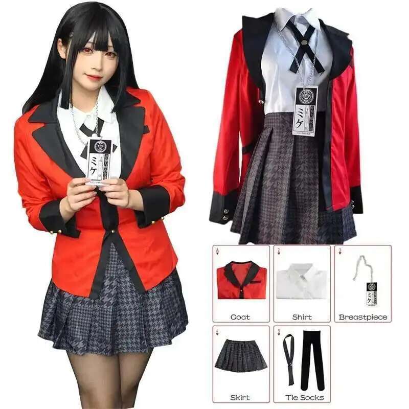 Anime Kakegurui Jabami Yumeko  - Anime Cosplay Japanese Girl review and price