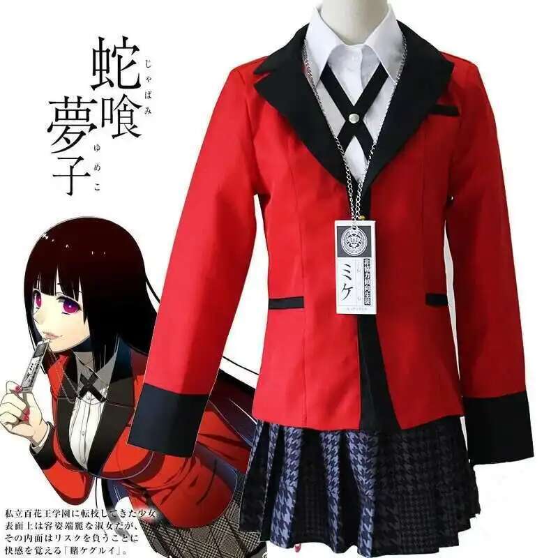 Anime Kakegurui Jabami Yumeko  - Anime Cosplay Japanese Girl review and price