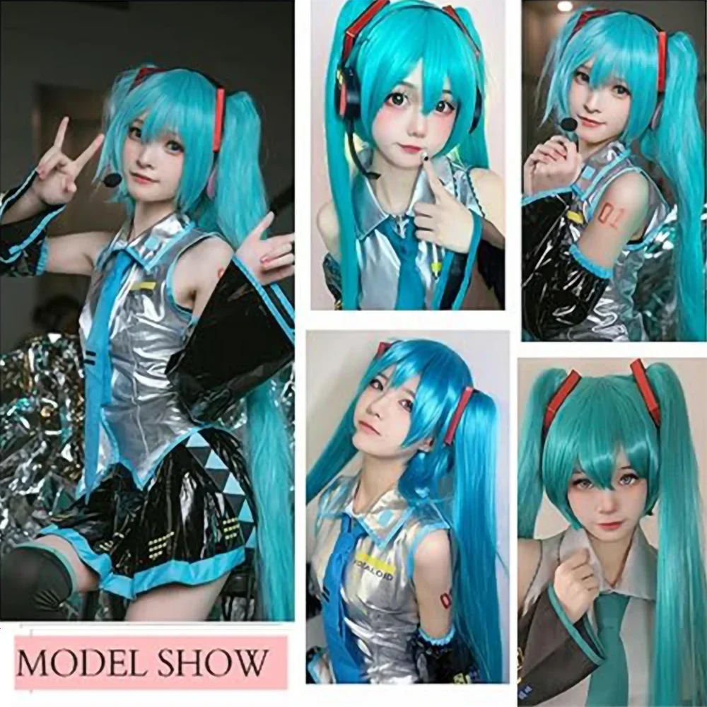 2026 Miku Cosplay Wig 105cm Lo - Anime Cosplay Blue Hair review and price