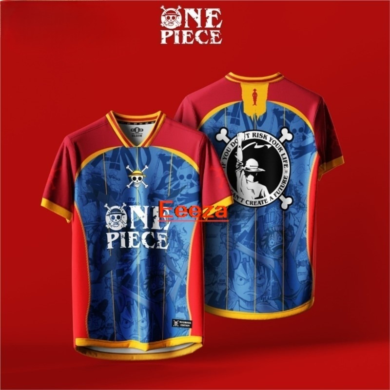 One Piece Luffy 3D Print Jerse - One Piece Straw Hat review and price