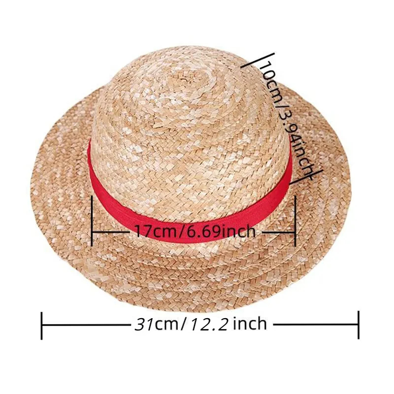 Straw Hat Anime Cosplay Prop L - One Piece Straw Hat review and price