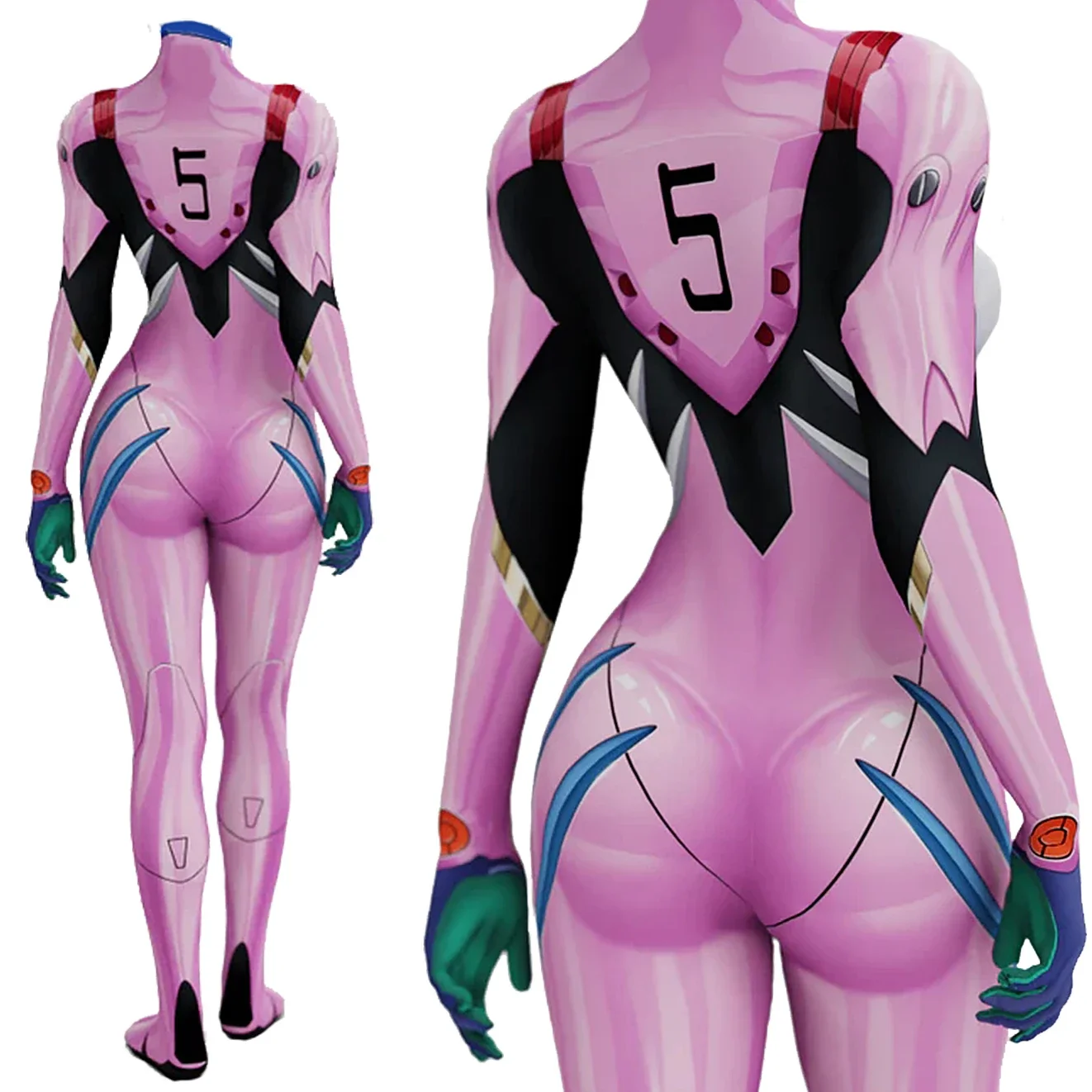 Anime EVA 05 Makinami Cosplay  - Anime Cosplay Girl review and price